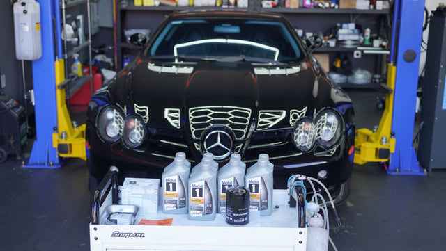 Mercedes-Benz SLR McLaren Oil Service in Irvine